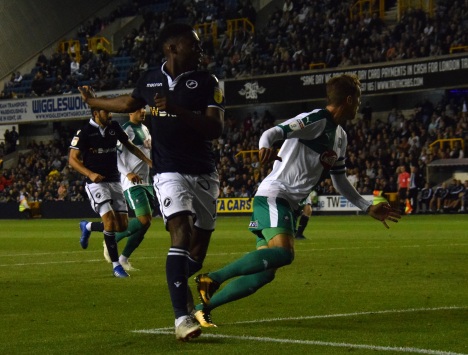 Fred Onyedinma can't get his flick on target